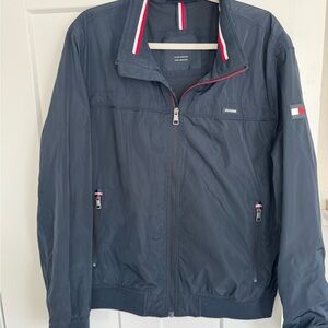 Tommy Hilfiger Men's Dark Blue Windbreaker